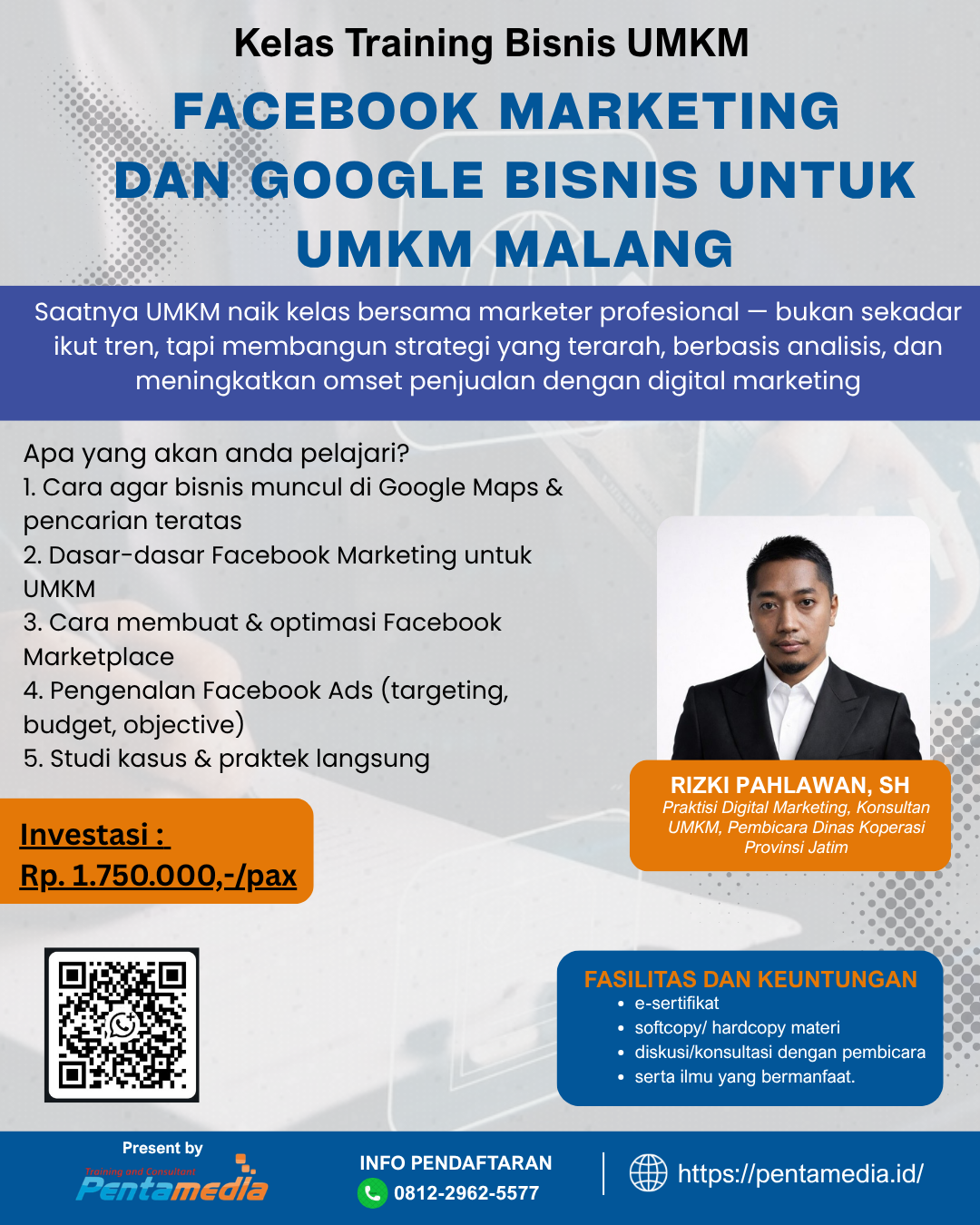 Training Facebook Marketing dan Google Bisnis untuk UMKM